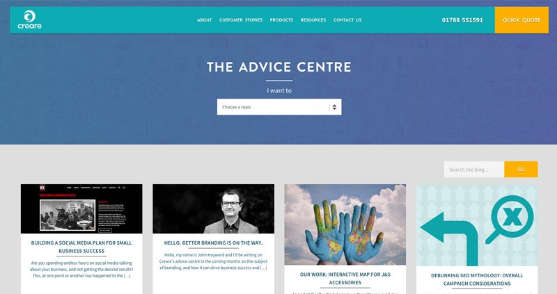 Creare Advice Centre