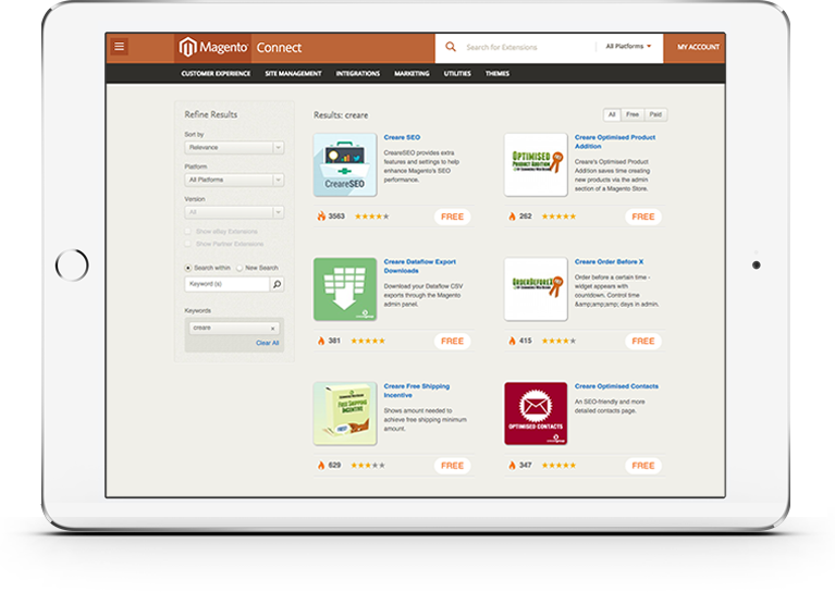 Creare Magento Extensions