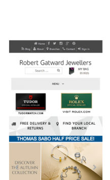 Robert Gatward Jewellers iPhone