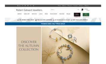 Robert Gatward Jewellers iPad