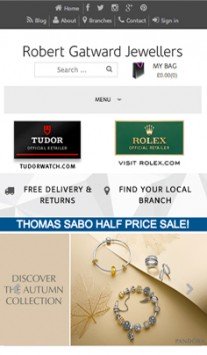 Robert Gatward Jewellers iPhone