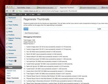 Regenerate Thumbnails is a free WordPress plugin