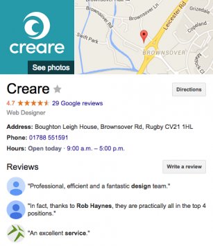 Creare Google+