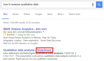 qualitative data serp