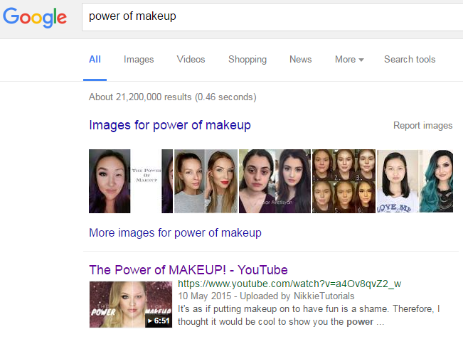 Power of makeup